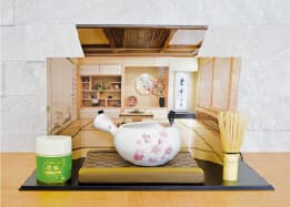 床の間 桜・白